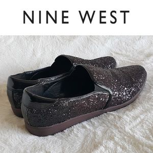 Nine West Lildevil Wine Ombre Glitter Sneaker 11M